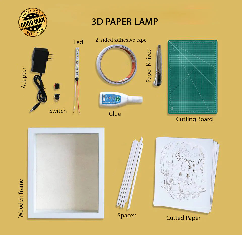 Raccoon – Paper Cut Light Box File - Cricut File - 8x8 inches - LightBoxGoodMan