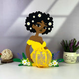 Pregnant Mother - 3D Pregnant Mom Shaped Lantern File - Cricut File 2 - LightBoxGoodMan