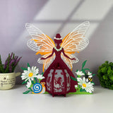 Summer Fairy - 3D Four Season Fairy Lantern File - Cricut File 1 - LightBoxGoodMan