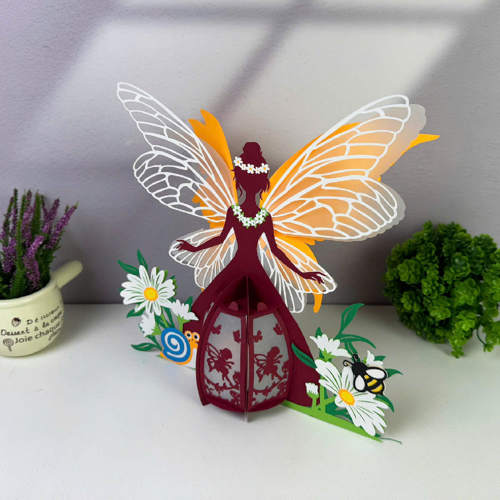 Summer Fairy - 3D Four Season Fairy Lantern File - Cricut File 1 - LightBoxGoodMan