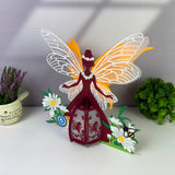 Summer Fairy - 3D Four Season Fairy Lantern File - Cricut File 1 - LightBoxGoodMan