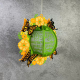 MOM 1 - Mother's Day Themed 3D Wreath Lantern File - Cricut File 1 - LightBoxGoodMan