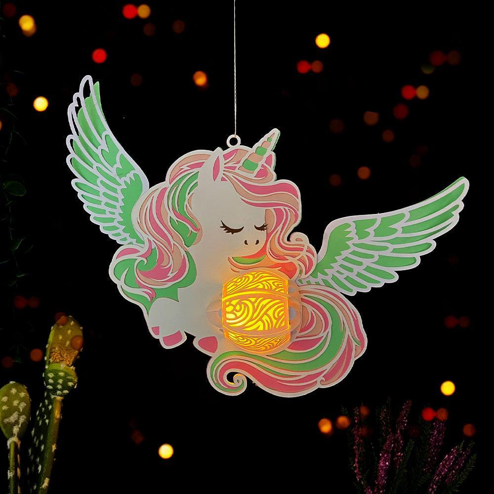 Unicorn - 3D Unicorn Lantern File - 13.5x8" - Cricut File - LightBoxGoodMan