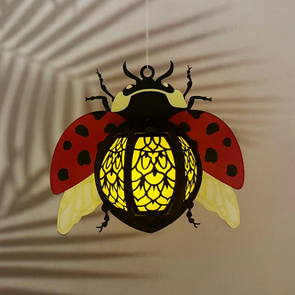 Ladybug - 3D Ladybug Lantern File - 6.7x7.6" - Cricut File - LightBoxGoodMan - LightboxGoodman