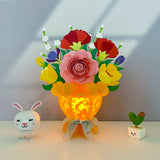 Flower Bouquet - 3D Flower Bouquet Lantern File - Cricut File 3 - LightBoxGoodMan