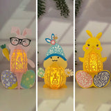 Pack 3 Funniest Easter Lantern - 3D Easter Lantern File - Cricut File - LightBoxGoodMan