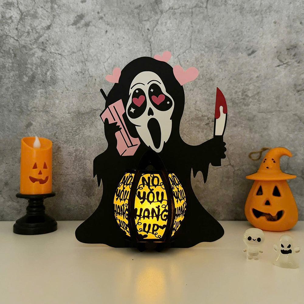 Scream - Halloween Themed 3D Lantern File - Cricut File 1 - LightBoxGoodMan