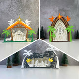 Pack 3 Nativity - 3D Nativity Pop-up Card File - Cricut File 1 - LightBoxGoodMan