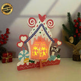 Valentine House - 3D Love Lantern File - Cricut File 1 - LightBoxGoodMan