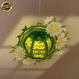 Love Mom - Mother's Day Themed 3D Wreath Lantern File - Cricut File 2 - LightBoxGoodMan