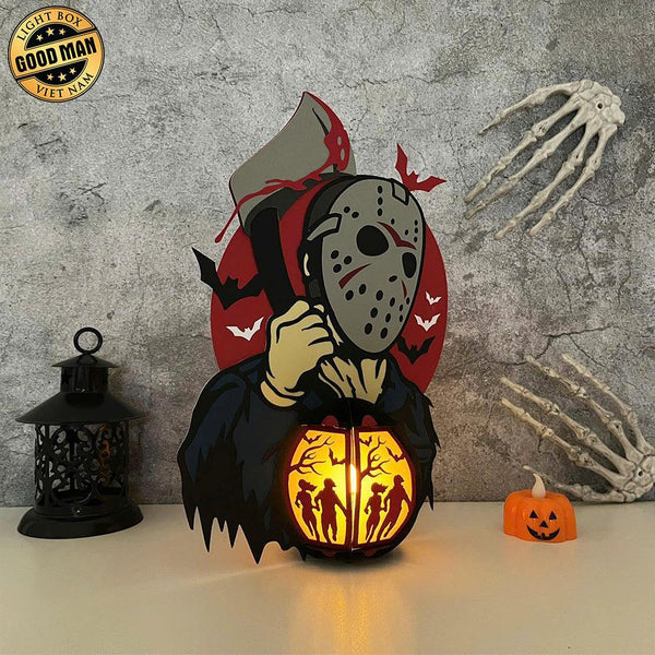 Jason Voorhees - Halloween Themed 3D Lantern File - Cricut File 1 - LightBoxGoodMan jason-voorhees-halloween-themed-3d-lantern-file-cricut-file-1-lightboxgoodman
