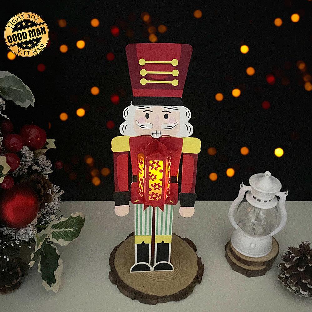 Nutcracker - 3D Christmas Lantern File - Cricut File 1 - LightBoxGoodMan