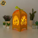 Easter - Paper Cut Lantern File - Cricut File - 4x8" - LightBoxGoodMan - LightboxGoodman