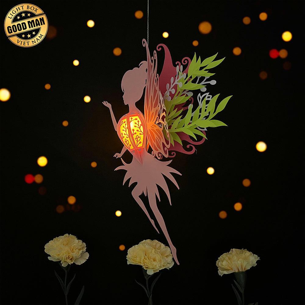 Fairy - 3D Fairy Lantern File - Cricut File 1 - LightBoxGoodMan