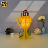 Father's Trophy - Father's Day Themed 3D Lantern File - Cricut File 1 - LightBoxGoodMan