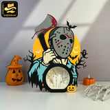 Jason Voorhees - Horror Movies Papercut Lightbox File - Cricut File - LightBoxGoodMan