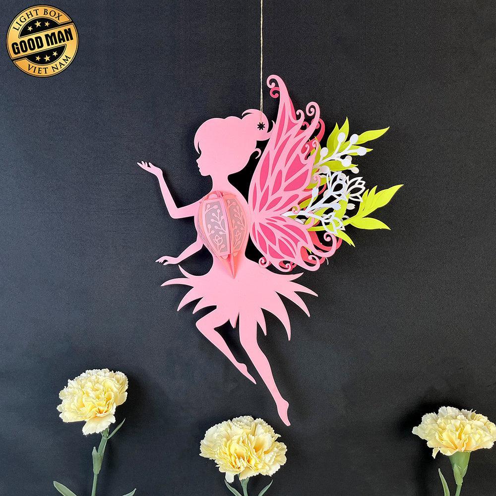 Fairy - 3D Fairy Lantern File - Cricut File 1 - LightBoxGoodMan