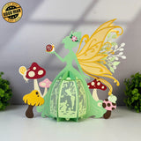 Fairy Easter - 3D Easter Fairy Lantern File - Cricut File 1 - LightBoxGoodMan