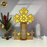 Cross - 3D Christmas Lantern File - Cricut File 1 - LightBoxGoodMan