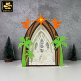 Nativity 3 - 3D Nativity Pop-up File - Cricut File 1 - LightBoxGoodMan