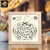Pumpkin Halloween – Paper Cut Light Box File - Cricut File 2 - 8x8 inches - LightBoxGoodMan