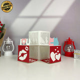 Happy Valentine - 3D Valentine Pop-up Card File - Cricut File 2 - LightBoxGoodMan