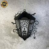Ghost Candle - 3D Halloween Vintage Lantern File - Cricut File 3 - LightBoxGoodMan