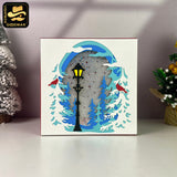 Christmas 2 - 3D Christmas Pop-up Card File - Cricut File 1 - LightBoxGoodMan