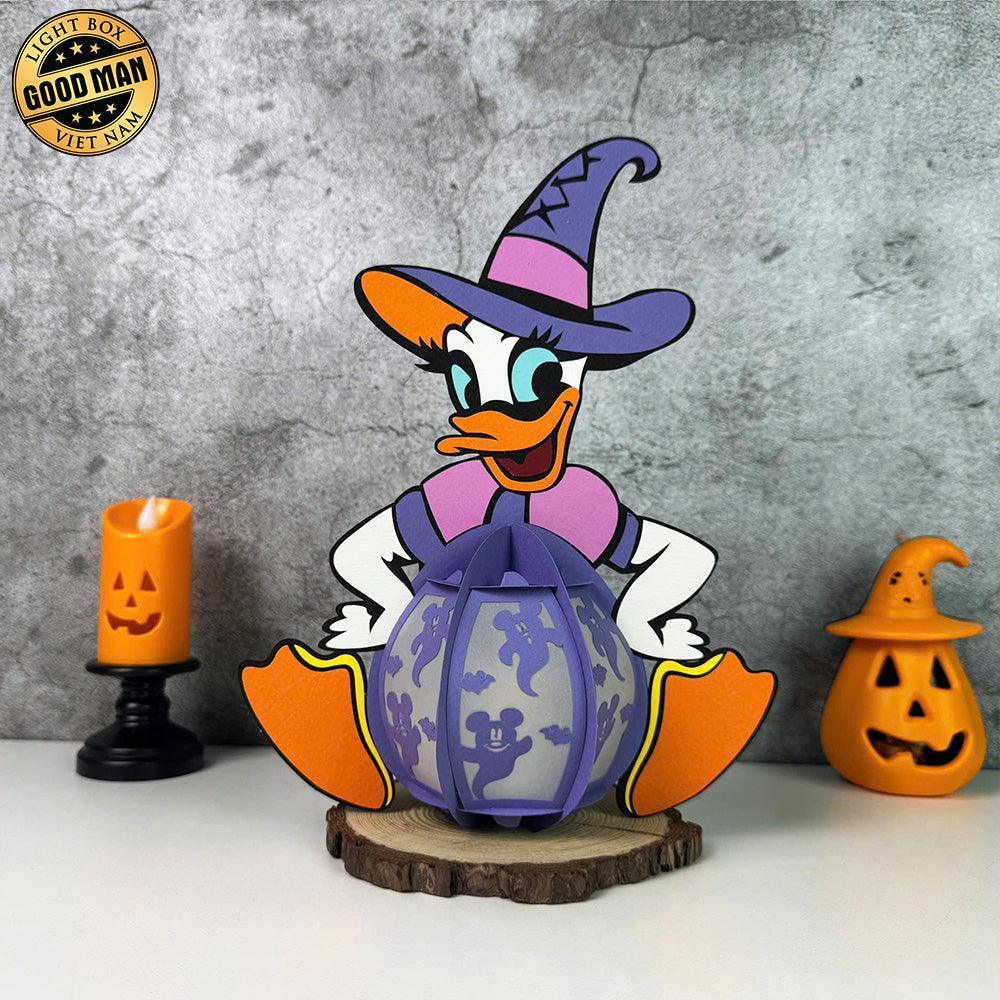 Daisy - Halloween Themed 3D Lantern File - Cricut File 1 - LightBoxGoodMan