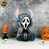 Scream - Halloween Themed 3D Lantern File - Cricut File 2 - LightBoxGoodMan