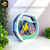 Aquarium - 3D Aquarium Pop-up Card File - Cricut File 1 - LightBoxGoodMan
