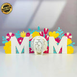 MOM - Mother's Day Themed 3D Lantern File - Cricut File 1 - LightBoxGoodMan