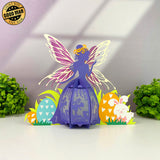 Fairy Easter - 3D Easter Fairy Lantern File - Cricut File 2 - LightBoxGoodMan