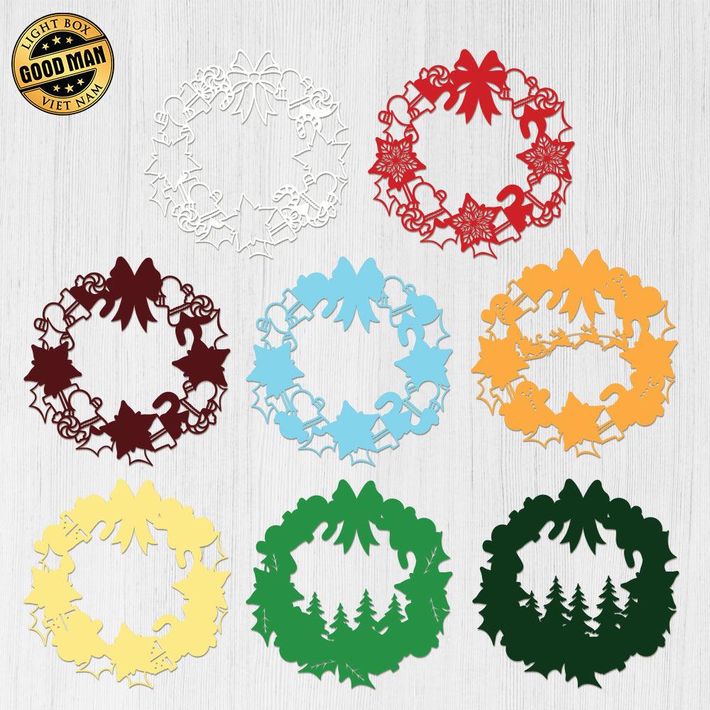 Christmas - Paper 3D Layered File - Cricut File - LightBoxGoodMan