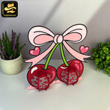 Lantern Cherry - 3D Lantern File - Cricut File 1 - LightBoxGoodMan