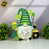 Lucky Gnome - St. Patrick's Day Themed 3D Lantern File - Cricut File 1 - LightBoxGoodMan