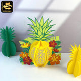 Lantern Pineapple - 3D Lantern File - Cricut File 1 - LightBoxGoodMan