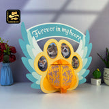 Memorial Pet Dog - 3D Memorial Lantern File - Cricut File 1 - LightBoxGoodMan