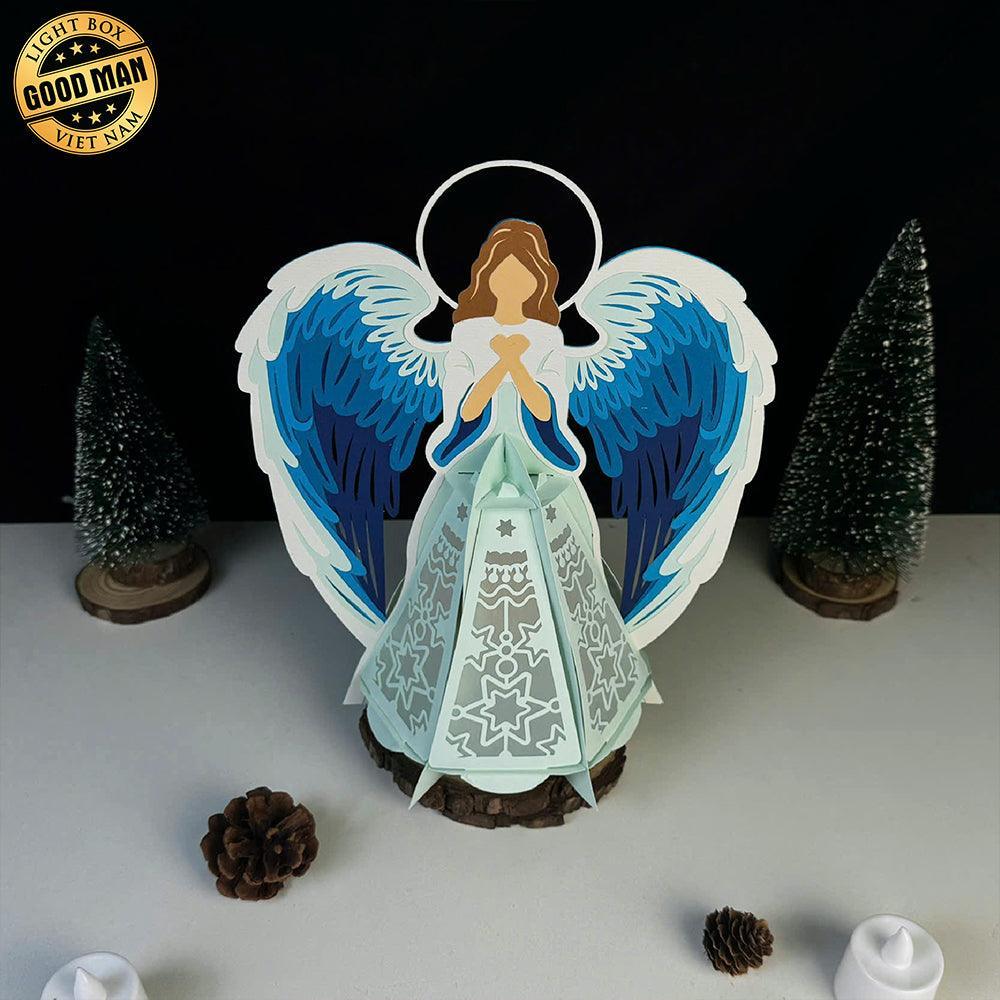 Angel - 3D Angel Lantern File - Cricut File 1 - LightBoxGoodMan