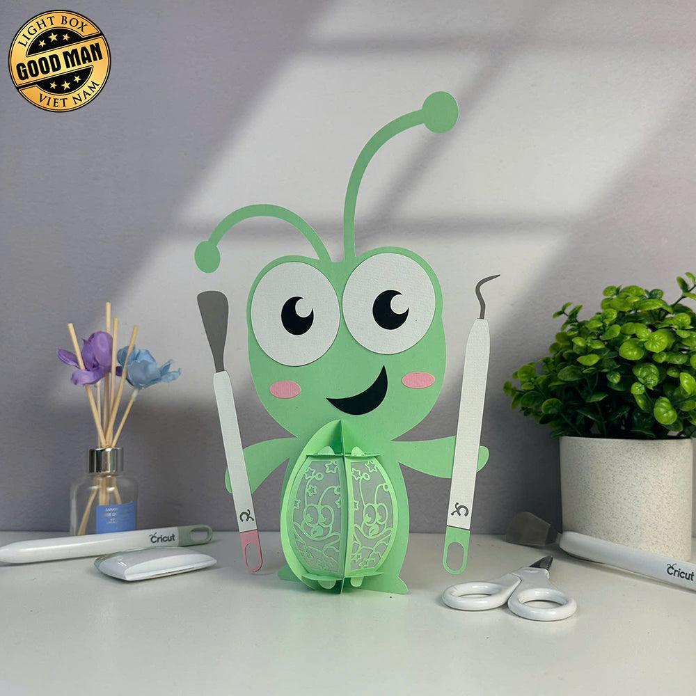 Cricut Cutie - 3D Cricut Lantern File - Cricut File 1 - LightBoxGoodMan