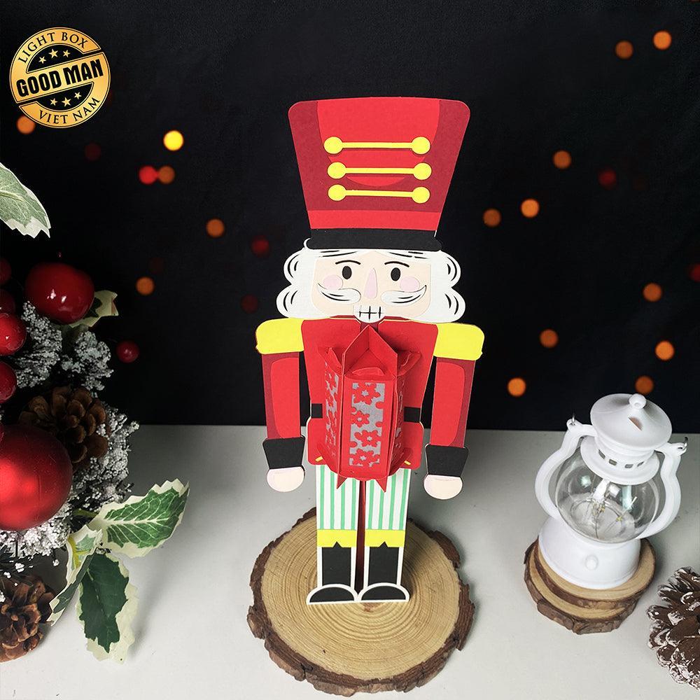 Nutcracker - 3D Christmas Lantern File - Cricut File 1 - LightBoxGoodMan