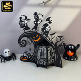 Nightmare Before Christmas - 3D Halloween Lantern File - Cricut File - LightBoxGoodMan