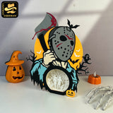 Jason Voorhees - Horror Movies Papercut Lightbox File - Cricut File - LightBoxGoodMan