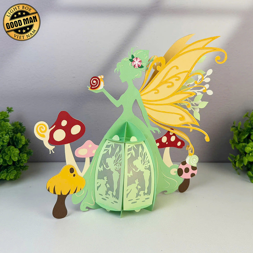 Fairy Easter - 3D Easter Fairy Lantern File - Cricut File 1 - LightBoxGoodMan
