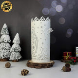 Nativity 2 - 3D Cylinder Papercut Lantern File - Cricut File 1 - LightBoxGoodMan