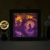 Alice in Wonderland - Paper Cut Light Box File - Cricut File - 8x8 inches - LightBoxGoodMan - LightboxGoodman