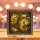 Alice in Wonderland - Paper Cutting Light Box - LightBoxGoodman