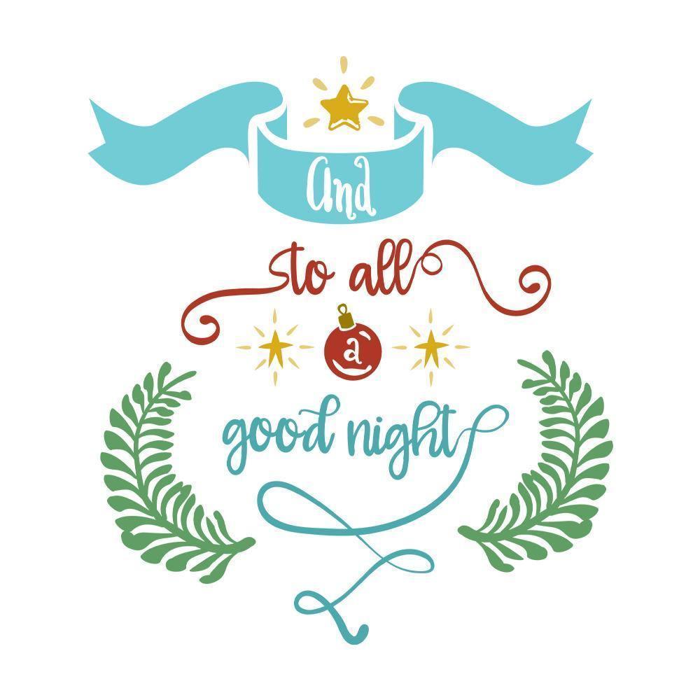 All a Good Night - Cricut File - Svg, Png, Dxf, Eps - LightBoxGoodMan - LightboxGoodman