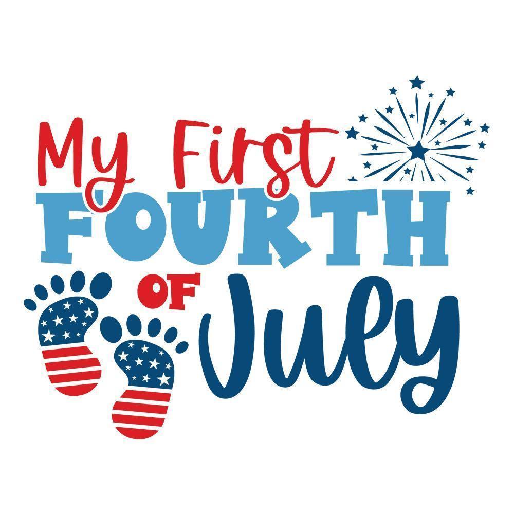 Baby First 4th of July - Cricut File - Svg, Png, Dxf, Eps - LightBoxGoodMan - LightboxGoodman