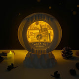 Back To School - 3D Pop-up Light Box Globe File - Cricut File - LightBoxGoodMan - LightboxGoodman